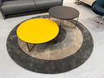 2 Nieuw Beek Cubix Salontafels geel zwart Design Tafel Rond, 50 tot 100 cm, Rond, Nieuw, Ophalen of Verzenden