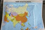 Azie Staatkundig, Antiek en Kunst, Antiek | Schoolplaten, Ophalen, Aardrijkskunde