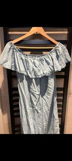 Blauw, jeans look, jurkje, maat 36., Blauw, Ophalen of Verzenden, Zo goed als nieuw, Maat 36 (S)
