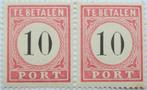 Nederlands-Indië 10 cent 1892 (paar, postfris, cw 26 eur), Ophalen of Verzenden, Postfris, Nederlands-Indië