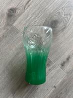 Groen Coca Cola Glas, Huis en Inrichting, Keuken | Servies, Glas of Glazen, Ophalen of Verzenden, Effen, Glas