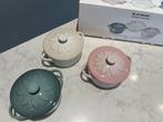 Le Creuset keramische Bloem Mini Cocottes - Nieuw!, Overige materialen, Overige typen, Nieuw, Ophalen of Verzenden