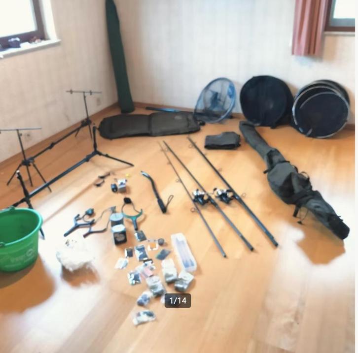 karperset, Watersport en Boten, Hengelsport | Karpervissen, Zo goed als nieuw, Complete set, Ophalen