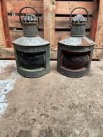 scheepslantaarns bakboord- en stuurboordlantaarn, Ophalen