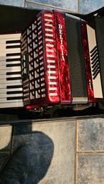 Delicia Junior 22 accordeon inclusief koffer, Muziek en Instrumenten, Accordeons, Delicia, Gebruikt, 32-bas, Met koffer