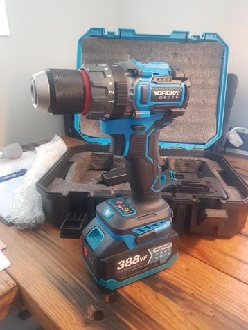 accu schroefmachine met klopfuntie 18 volt 13 mm boorkop beschikbaar voor biedingen