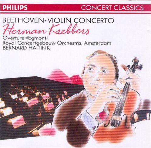 BEETHOVEN Violin concerto CD KREBBERS HAITINK RCO TOP COND, Cd's en Dvd's, Cd's | Klassiek, Gebruikt, Orkest of Ballet, Classicisme