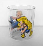 Asterix en Obelix Glas Nutella met FALBALA, Verzamelen, Ophalen of Verzenden, Asterix en Obelix, Zo goed als nieuw, Beeldje of Figuurtje