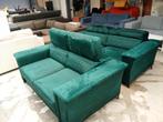 Bankstel velvet 200 en 170cm, ., Ophalen of Verzenden, Zo goed als nieuw, .