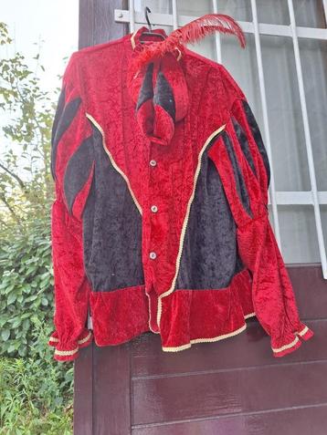 pietenkostuum rood/zwart maat L/XL beschikbaar voor biedingen