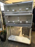 Te koop 2 delig verrijdbare broedkooi, Dieren en Toebehoren, Ophalen, Zo goed als nieuw, Aluminium, Broedkooi of Kweekkooi
