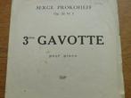 Serge prokofieff -3e gavotte voor piano -0p 32 nr.3, Muziek en Instrumenten, Gebruikt, Verzenden, Klassiek, Artiest of Componist