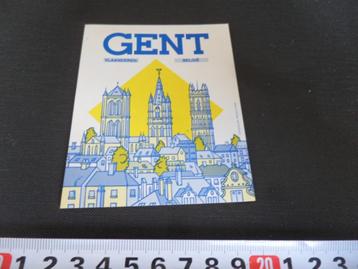 sticker strip stad GENT vlaanderen belgië beschikbaar voor biedingen