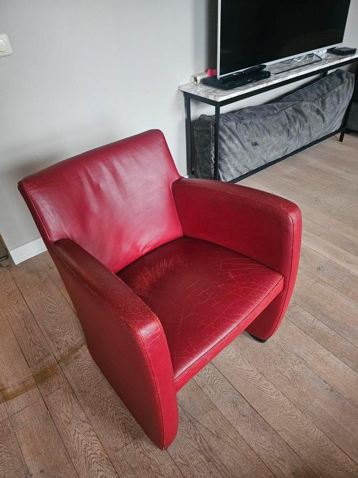Leolux Lapita fauteuil - gratis af te halen, Huis en Inrichting, Fauteuils, Gebruikt, Leer, 75 tot 100 cm, 75 tot 100 cm, Ophalen