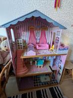Poppenhuis / Barbie huis met heel veel accessoires, Ophalen, Zo goed als nieuw, Poppenhuis