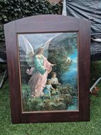 afbeelding engel met kinderen in lijst, Antiek en Kunst, Ophalen