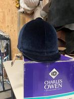 Charles owen cap 54 blauw, Dieren en Toebehoren, Paardrijkleding, Ophalen of Verzenden, Nieuw, Dressuur, Cap