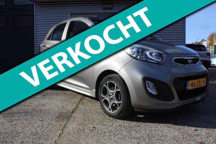 Kia Picanto 1.0 CVVT Design Edition boekjes, 2 sleutels, air, Auto's, Kia, Bedrijf, Te koop, Picanto, ABS, Airbags, Airconditioning