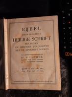 Oude Bijbel - Nederlands Bijbelgenootschap 1912, Antiek en Kunst, Antiek | Boeken en Bijbels, Ophalen of Verzenden, Dr. M. Luther