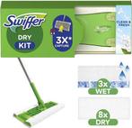 Swiffer Vloerreiniger Set - 1 Vloerwisser + 11 doekjes, Verzenden