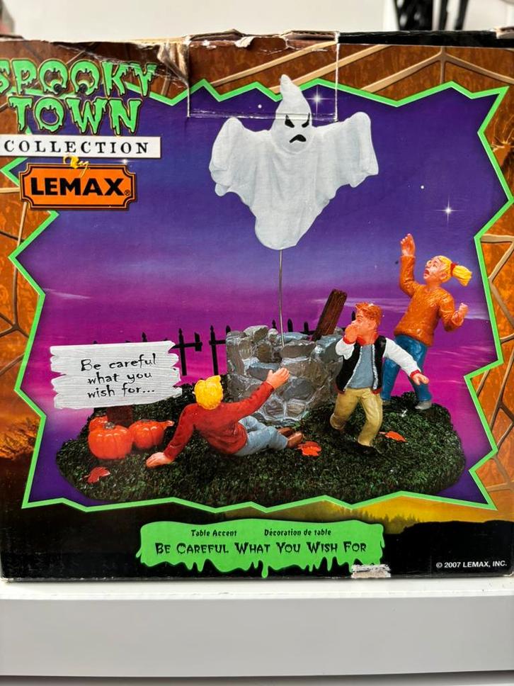 Lemax spooky town be carefull what you wish for, Diversen, Kerst, Zo goed als nieuw, Ophalen of Verzenden