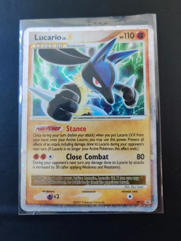 Lucario LV X Promo Holo Kaart DP12 LV.X Pokemon kaarten beschikbaar voor biedingen