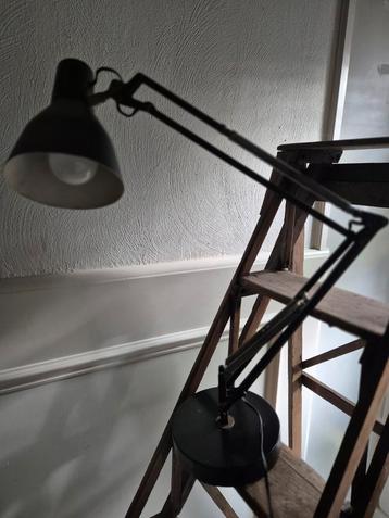 Vintage Hala Anglepoise Bureaulamp Zwart beschikbaar voor biedingen