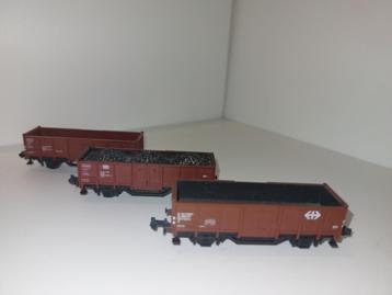 3 Hoge bordwagens DB en SBB/CFF beschikbaar voor biedingen