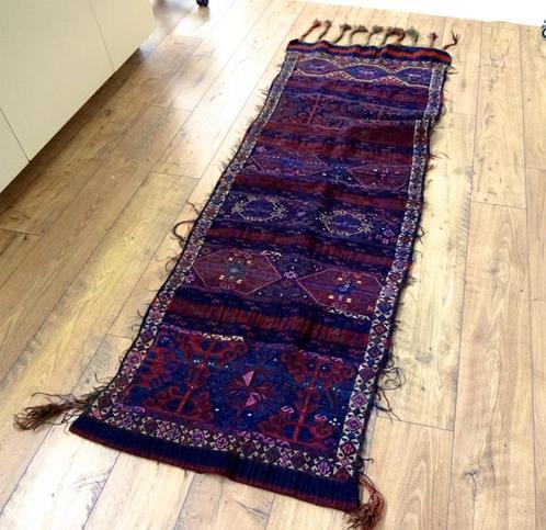 Vloerkleed loper kilim wol abstracte motieven Turkije 3588-d, Antiek en Kunst, Antiek | Kleden en Textiel, Ophalen of Verzenden