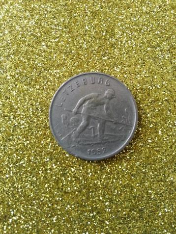 MUNT LUXEMBURG (Letzeburg) 1 FRANK 1952 1e jaar van uitgifte beschikbaar voor biedingen