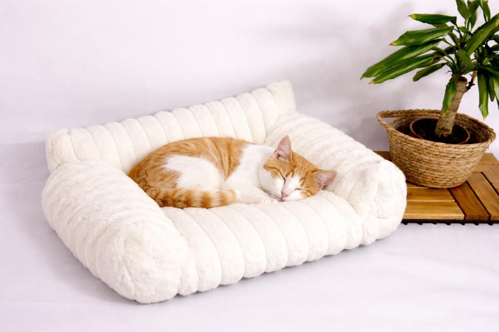 Pluche kattenbankje 50cm Kattenmand – ook voor kleine honden, Ophalen of Verzenden, Nieuw, Pluche