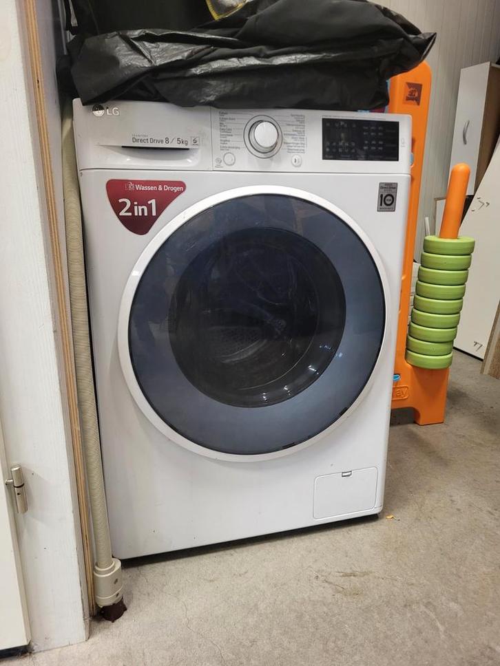 LG Wasmachine-Droger Combinatie - Wassen OK, Drogen Defect, Witgoed en Apparatuur, Wasmachines, 85 tot 90 cm, 1200 tot 1600 toeren