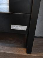 Ledikant zwart interbaby 60x120 cm, Ophalen, Zo goed als nieuw, Ledikant