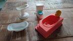 Barbie badkamer meubels, Ophalen of Verzenden, Gebruikt, Barbie