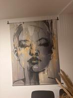 Wandkleed met gezicht, Ophalen