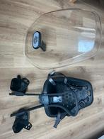 Thule Yepp mini voorzitje zwart met windscherm, Fietsen en Brommers, Ophalen, Voetsteuntjes, Yepp, 0 t/m 18 kg