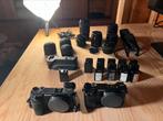Hele Sony a6500 kit incl lenzen: SEL50, SEL1855, SEL552012, Ophalen of Verzenden, Gebruikt, Sony