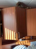 Bed ombouw met Houten bovenkasten met legplank, Ophalen of Verzenden, Zo goed als nieuw, Tweepersoons