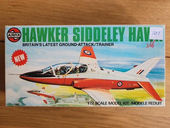 1:72 1/72 Airfix Hawker Siddeley Hawk, Hobby en Vrije tijd, Modelbouw | Vliegtuigen en Helikopters, Zo goed als nieuw, Vliegtuig