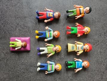 Playmobil poppetjes, kinderen en baby, 9 stuks beschikbaar voor biedingen