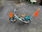 Kinderfietsje met mandje 16 inch wielen, Ophalen, Gebruikt, 16 tot 20 inch, Zijwieltjes