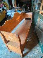 Houten klep bank, Antiek en Kunst, Antiek | Meubels | Stoelen en Banken, Ophalen