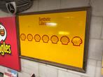 Vintage Shell Synthetic Lubricant Reclamebord, Ophalen, Reclamebord, Gebruikt, .