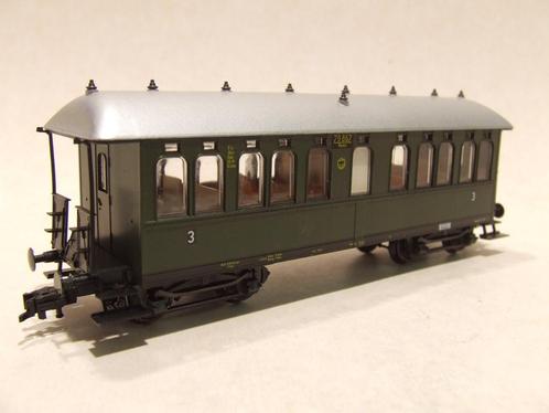 LILIPUT 819 02 DRG personenwagen, Langenschwalbacher, 4 ass, Hobby en Vrije tijd, Modeltreinen | H0, Zo goed als nieuw, Wagon