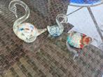3 zwanen murano glas objecten, Antiek en Kunst, Antiek | Glas en Kristal, Ophalen of Verzenden