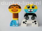 Duplo creatieve bouwdieren en losse koppen en onderdelen, Kinderen en Baby's, Speelgoed | Duplo en Lego, Duplo, Gebruikt, Ophalen of Verzenden