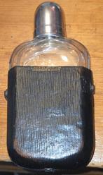 Heupfles met zilveren dop in foedraal € 90,-, Antiek en Kunst, Antiek | Goud en Zilver, Verzenden, Zilver