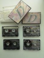 4 cassettebandjes + 1 cleaner bandje GRATIS, Ophalen, Gebruikt, 2 t/m 25 bandjes, Voorbespeeld
