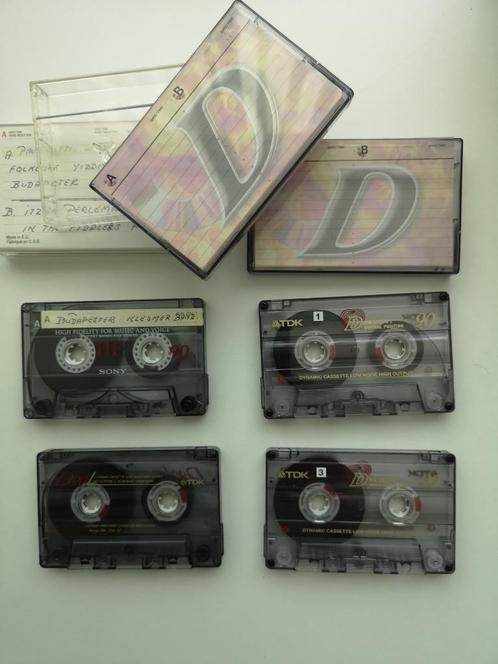 4 cassettebandjes + 1 cleaner bandje GRATIS, Cd's en Dvd's, Cassettebandjes, Gebruikt, Voorbespeeld, 2 t/m 25 bandjes, Ophalen