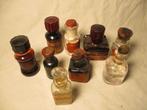 8x antiek inktpotjes, Ophalen of Verzenden, Gebruikt, Vulpen, Overige merken